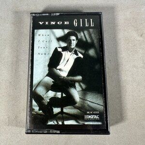 Vince Gill When I Call Your Name Country Album Cassette 1990 MCA Records